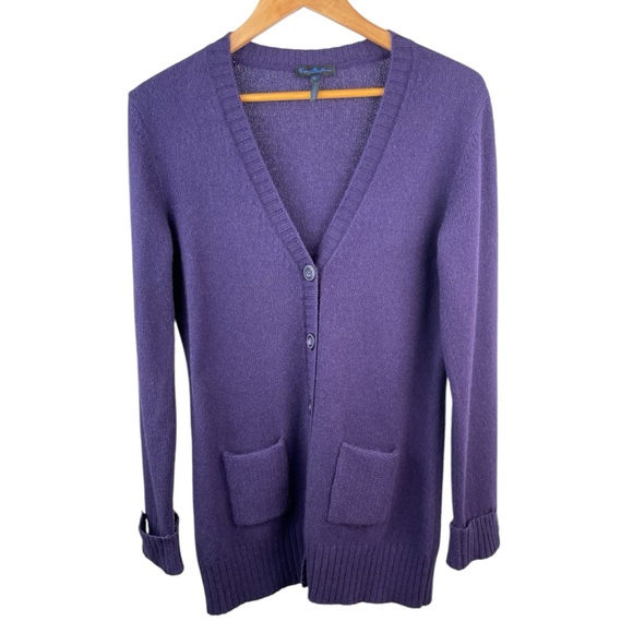 Women's Cashmere Button Up Cardigan Sizes M - Picture 1 of 7